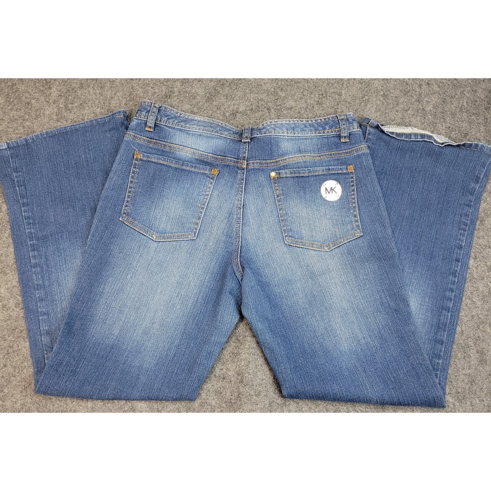 Michael Kors Jeans Womens 10 Blueโ Y2K Boho Streetwear Grunge Festival Flare Leg